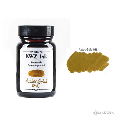 KWZ Iron Gall Aztec Gold Ink Bottle - 60ml 1