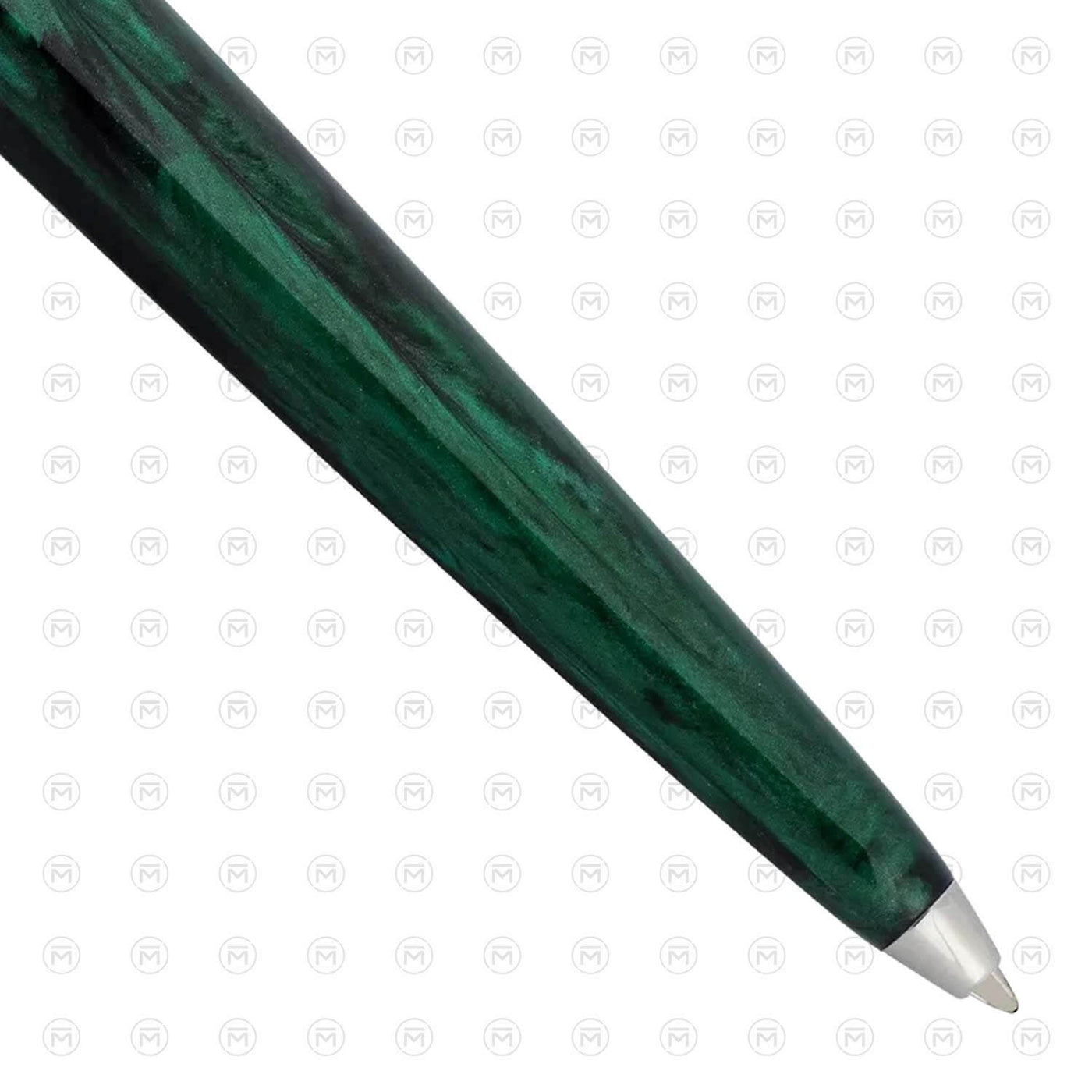 VISCONTI MIRAGE EMERALD CHROME TRIM BALL PEN 2