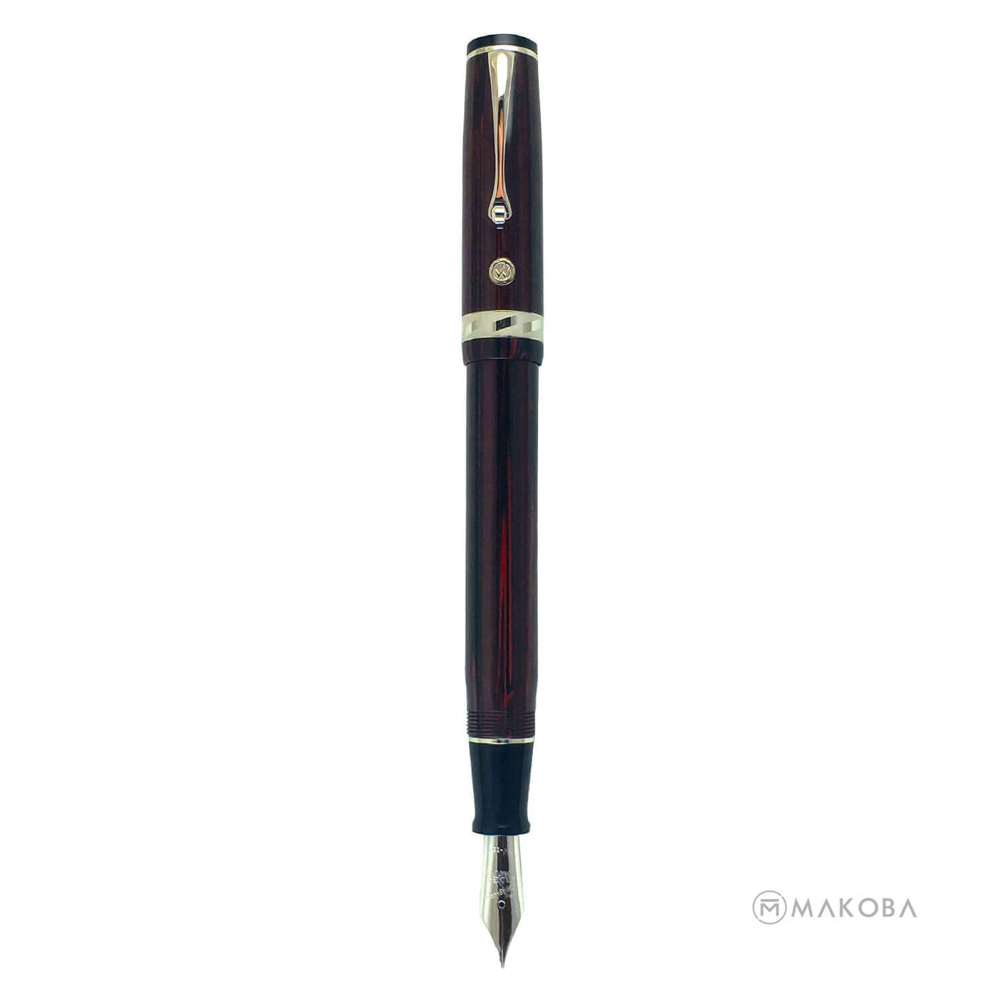 Wahl Eversharp Signature Classic Fountain Pen, Rosewood / Rhodium Trim - 18K Gold Nib 2
