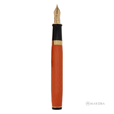 Wahl Eversharp Decoband Oversized Fountain Pen, Gatsby Orange / Gold Trim - 18K Gold Nib 2