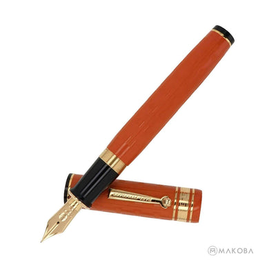 Wahl Eversharp Decoband Oversized Fountain Pen, Gatsby Orange / Gold Trim - 18K Gold Nib 3