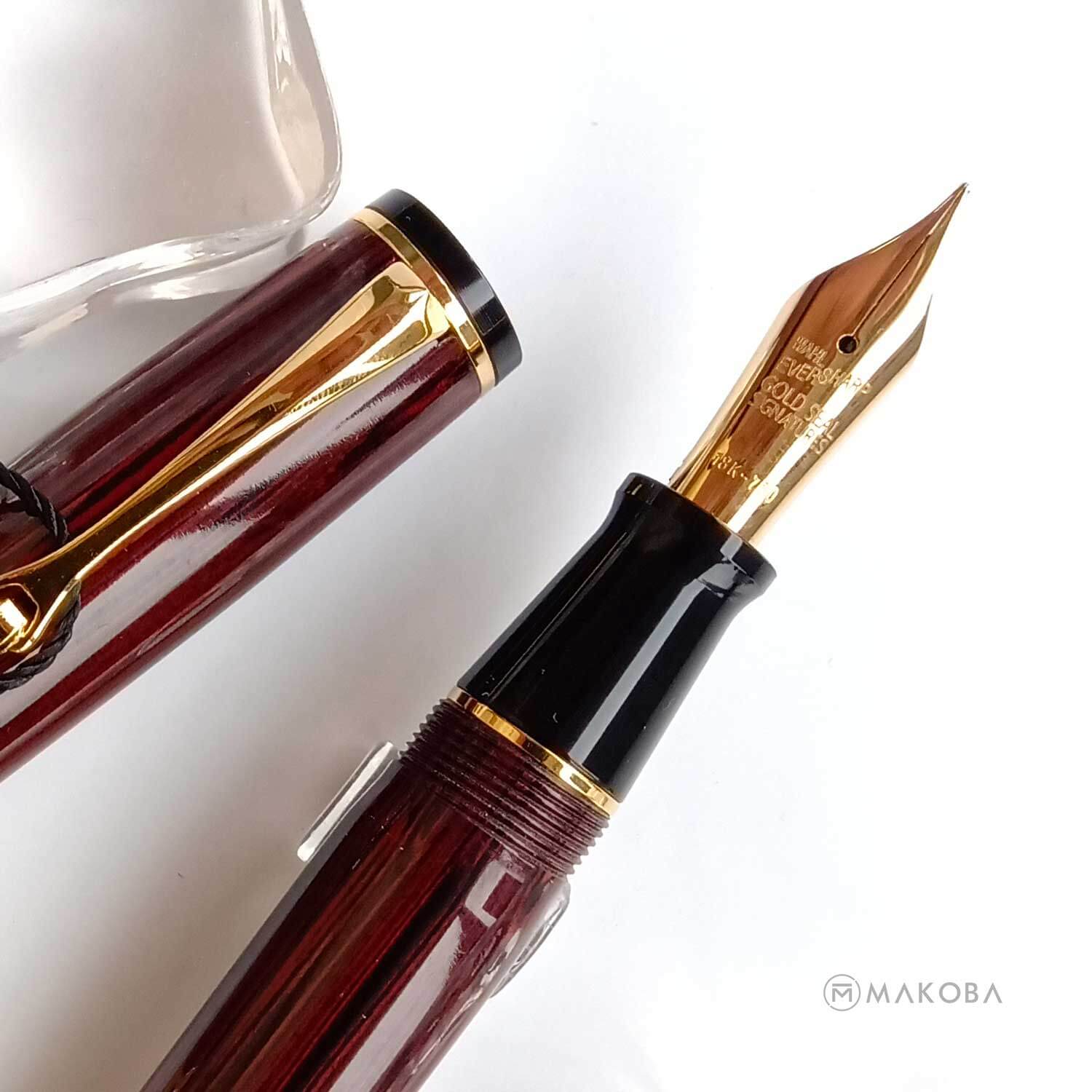Wahl Eversharp Signature Classic Fountain Pen, Rosewood / Gold Trim