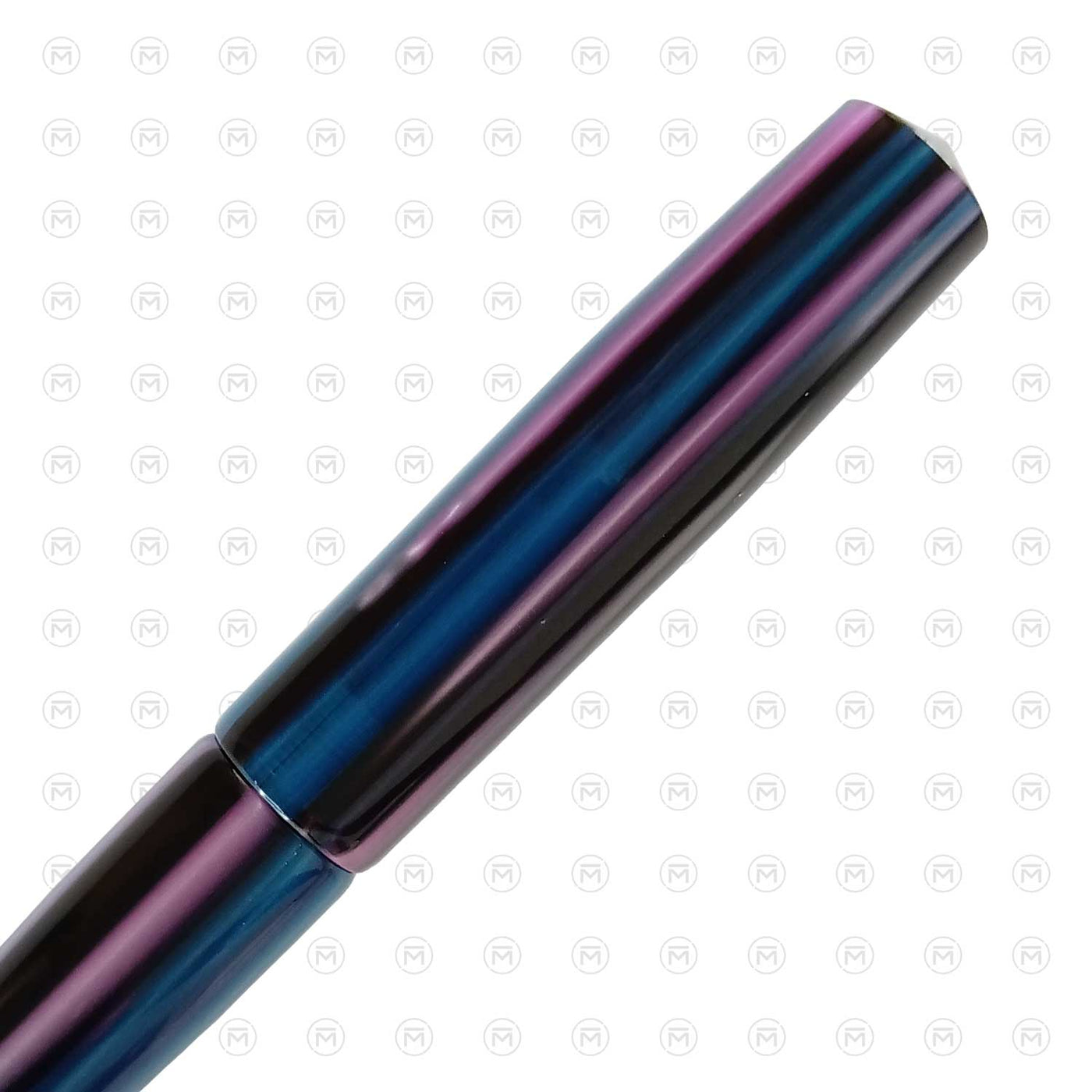 Ranga Abhimanyu Premium Acrylic Fountain Pen Blue Pink Stripes 3