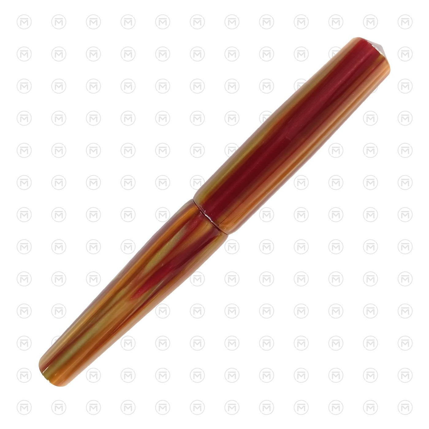 Ranga Abhimanyu Premium Acrylic Fountain Pen Golden Stripes 4