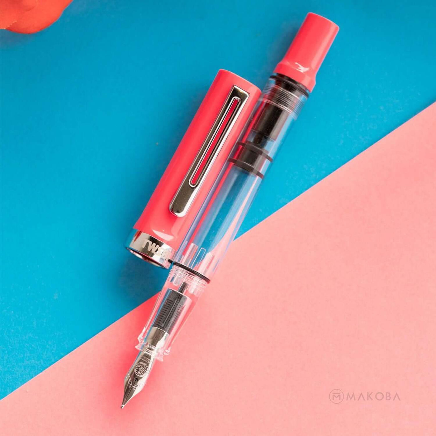 TWSBI ECO-T CORAL CT FOUNTAIN PEN 1