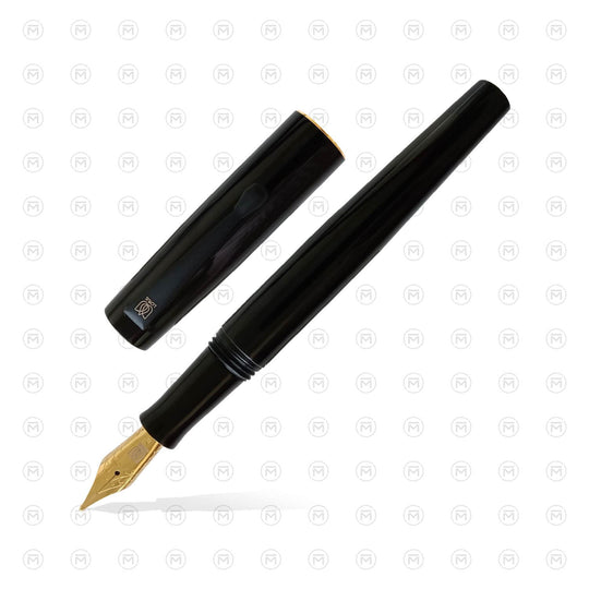 Lotus Student Deluxe Fountain Pen, Black - Jowo Steel Nib