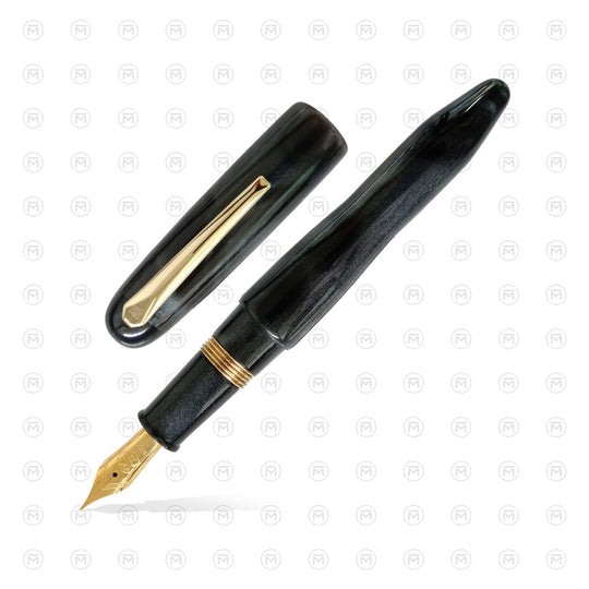 Lotus Vikrant Fountain Pen, Grey Stardust - Jowo Steel Nib