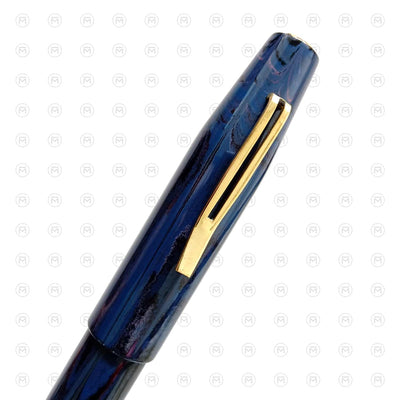 LOTUS MESA LIMITED EDITION TWILIGHT BLUE FOUNTAIN PEN - JOWO STEEL NIB 5