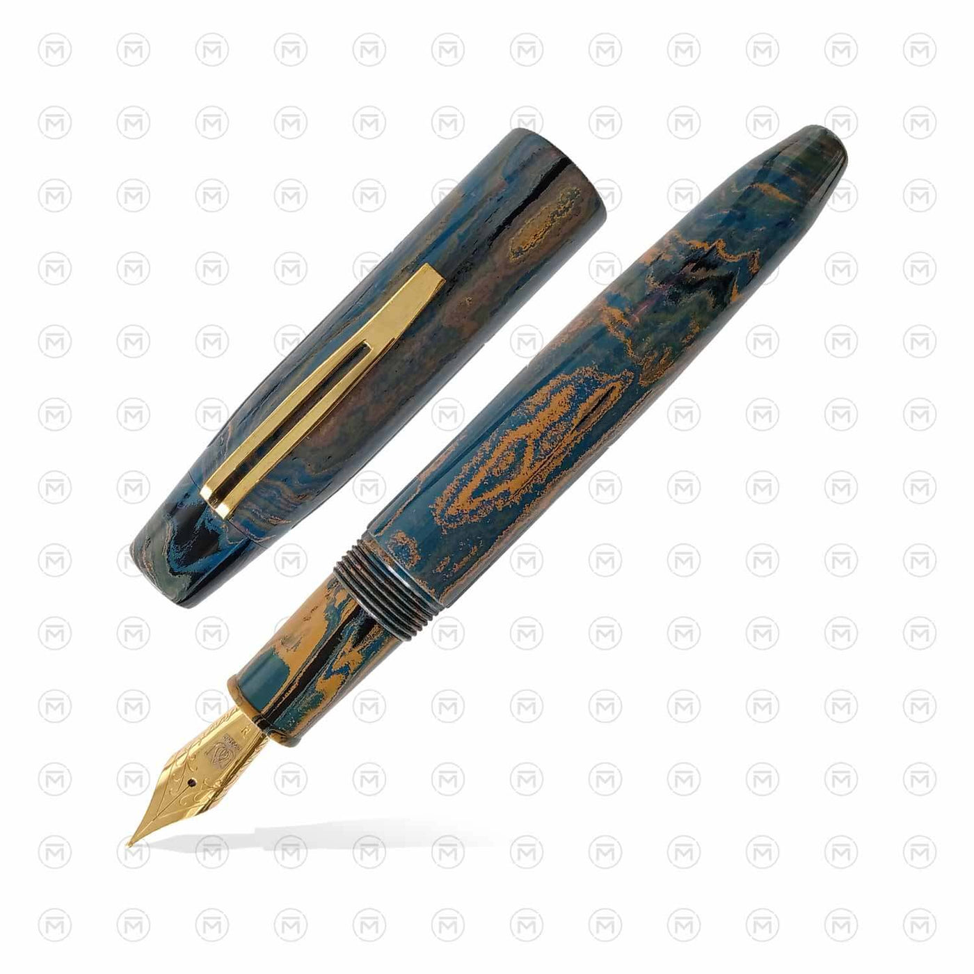 LOTUS MESA LIMITED EDITION MIDNIGHT SUN FOUNTAIN PEN - JOWO STEEL NIB 1