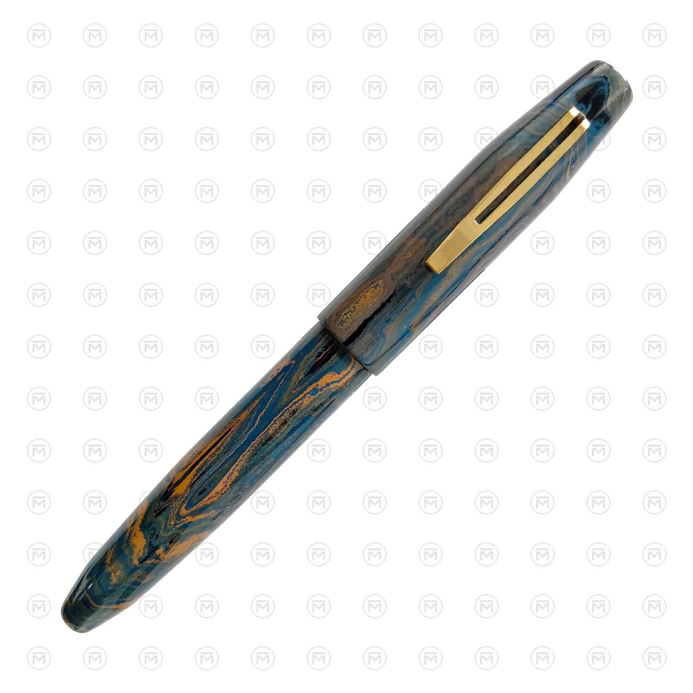 LOTUS MESA LIMITED EDITION MIDNIGHT SUN FOUNTAIN PEN - JOWO STEEL NIB 5