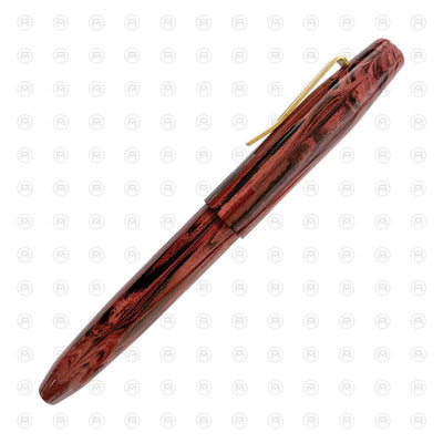 LOTUS MESA LIMITED EDITION ROYAL GARNET FOUNTAIN PEN - JOWO STEEL NIB 5