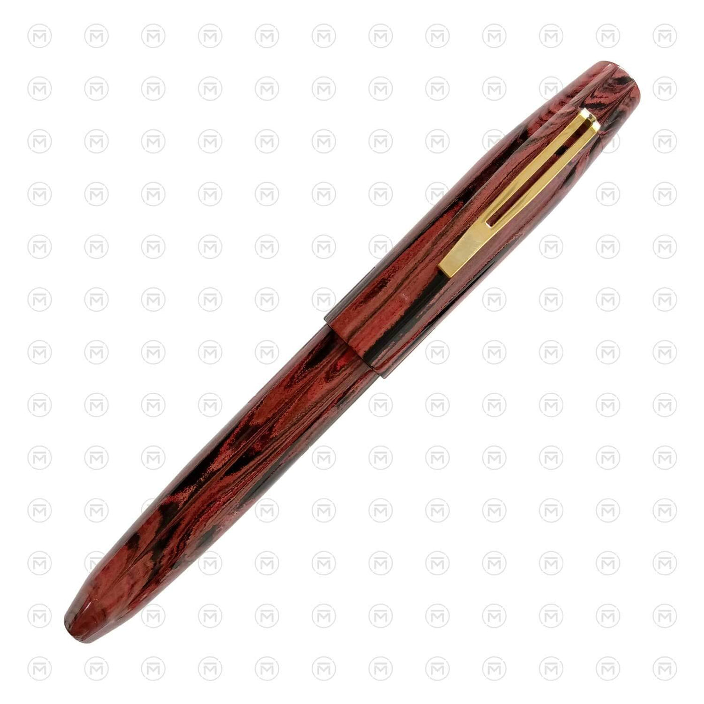 LOTUS MESA LIMITED EDITION ROYAL GARNET FOUNTAIN PEN - JOWO STEEL NIB 6