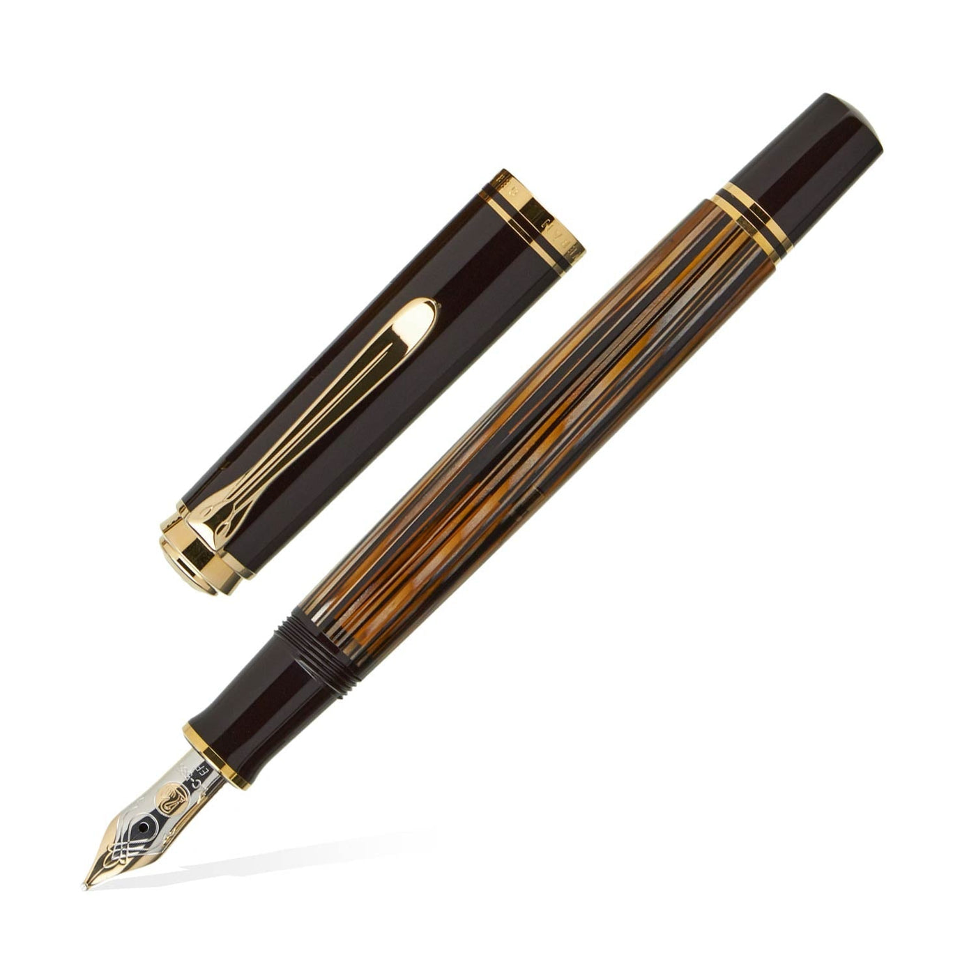 Pelikan M400 Fountain Pen Tortoiseshell Brown GT (Special Edition) 1