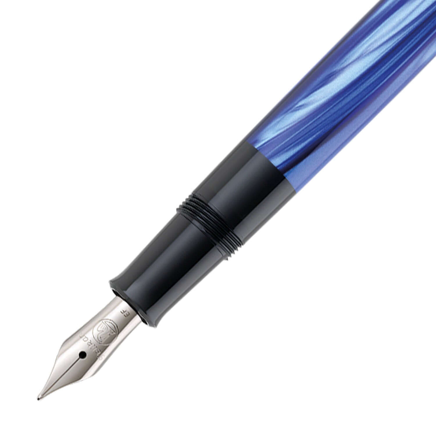 PELIKAN CLASSIC M205 BLUE MARBLED CT FOUNTAIN PEN 2