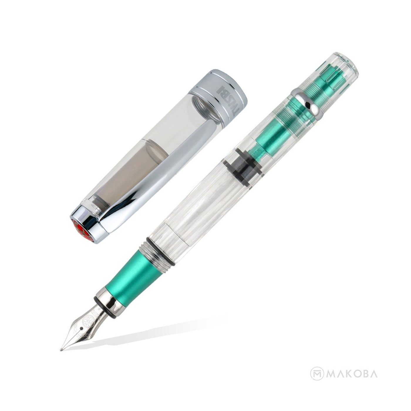 TWSBI Diamond 580AL Fountain Pen - Emerald Green 1