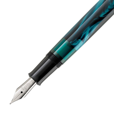 Pelikan M205 Fountain Pen Petrol Marbled CT (Special Edition) 2