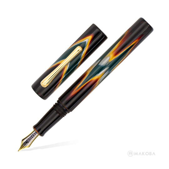 Taccia Ukiyo-E Fountain Pen, Sabimidori (Green) - 14K Gold Nib