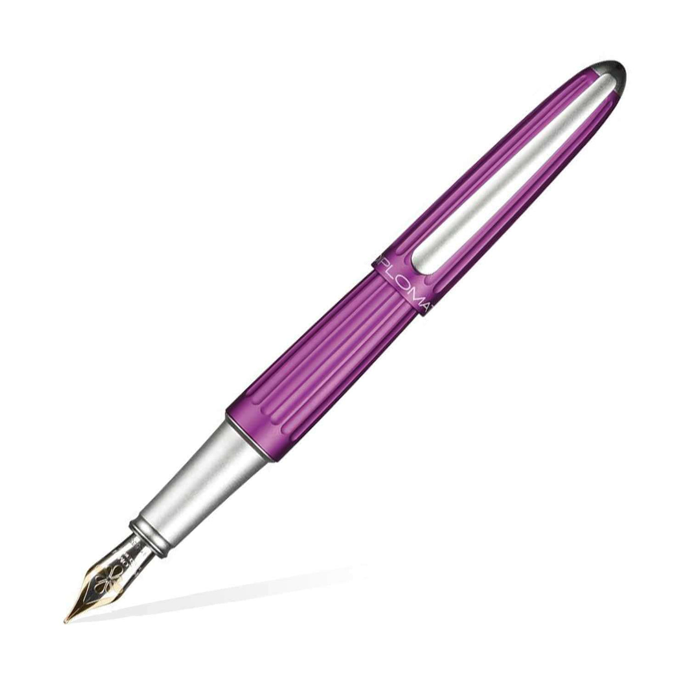 Diplomat Aero 14K Gold Fountain Pen - Violet