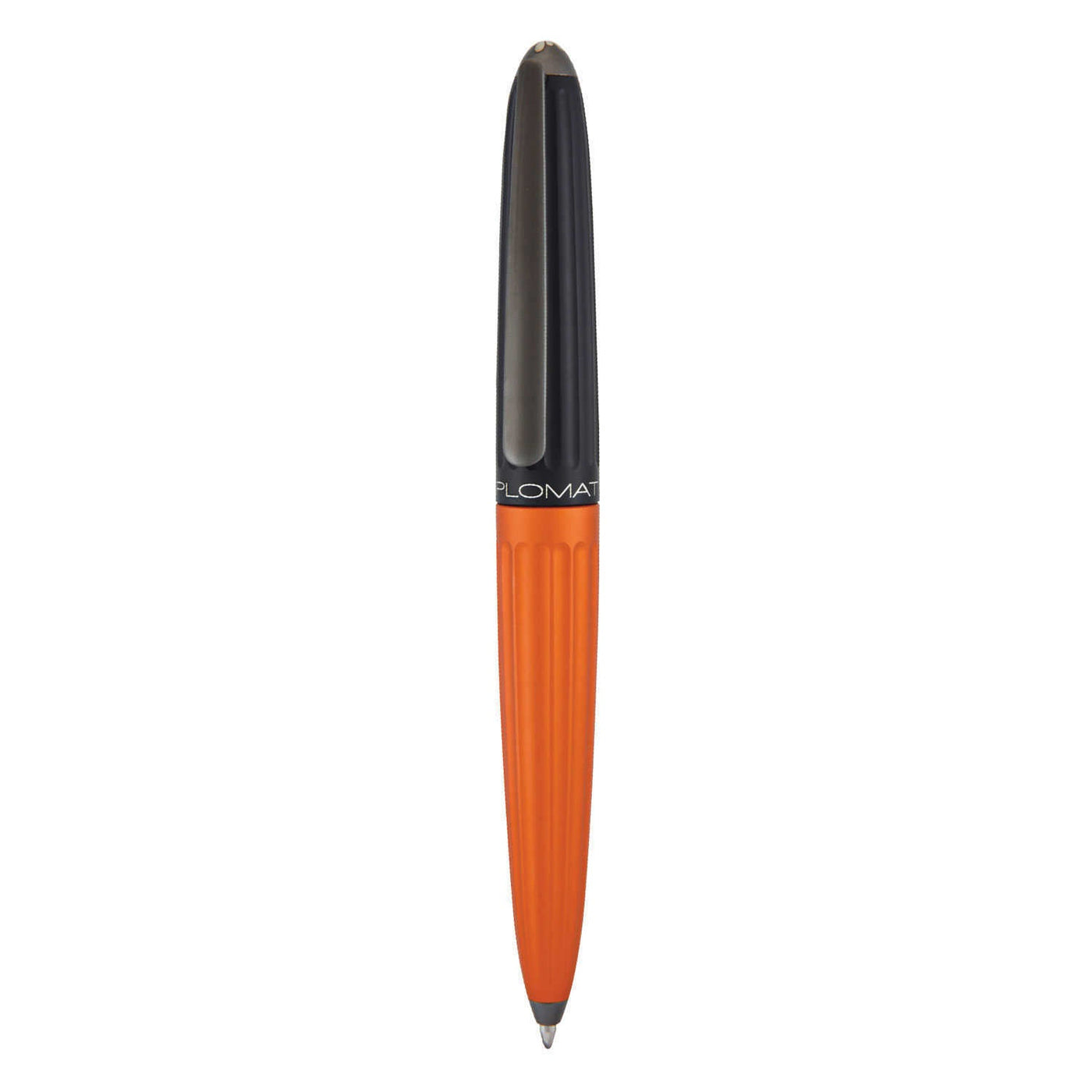 Diplomat Aero Ball Pen - Black Orange 2