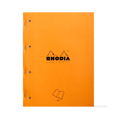 Rhodia Basics Pre-Punched Notepad, Orange - A4+ 4