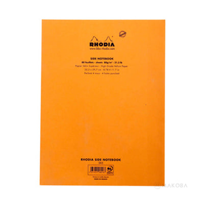 Rhodia Basics Pre-Punched Notepad, Orange - A4+ 8
