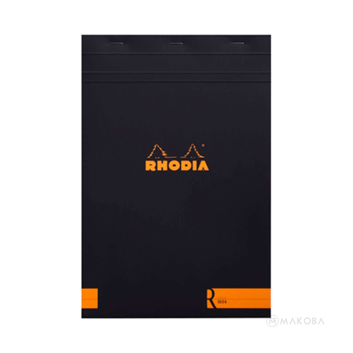 R By Rhodia Premium Notepad, Black (Unruled) - Top Stapled 3