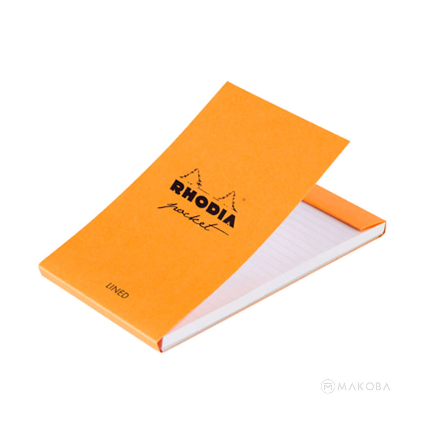 Rhodia Basics Notepad, Orange - Top Stapled 28
