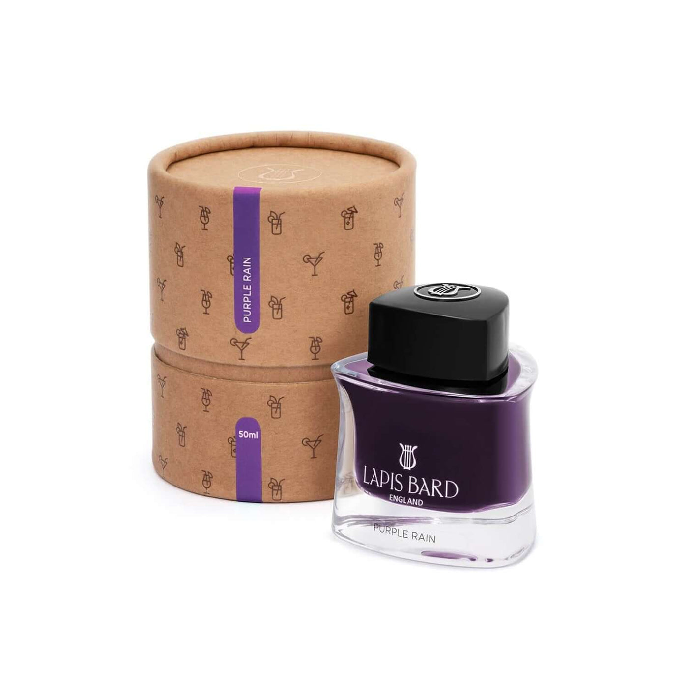 Lapis Bard Ink Bottle Purple Rain - 50ml 3