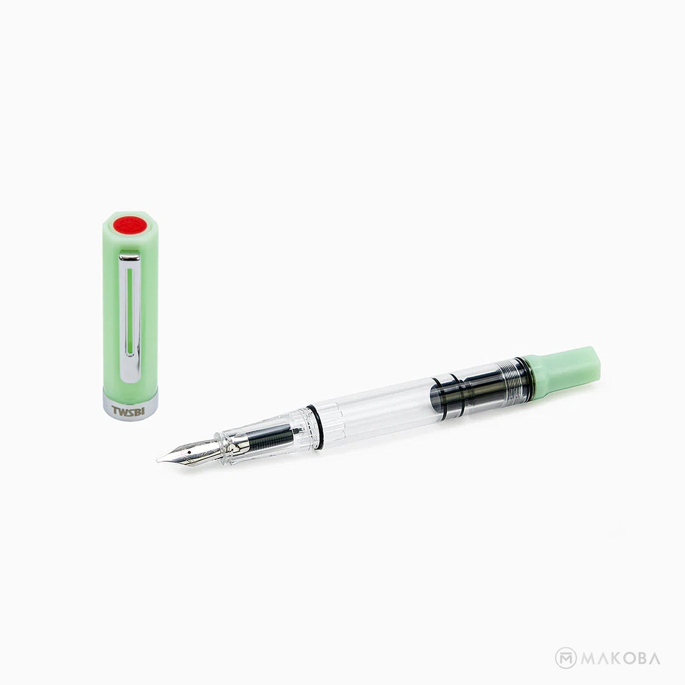 TWSBI Eco Fountain Pen Jade - Steel Nib 1