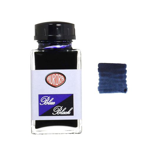 Aurora Blue Black Ink Bottle - 45ml