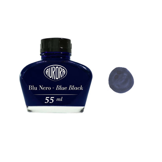 Aurora Anniversary Blu Nero Ink Bottle, Blue Black - 55ml