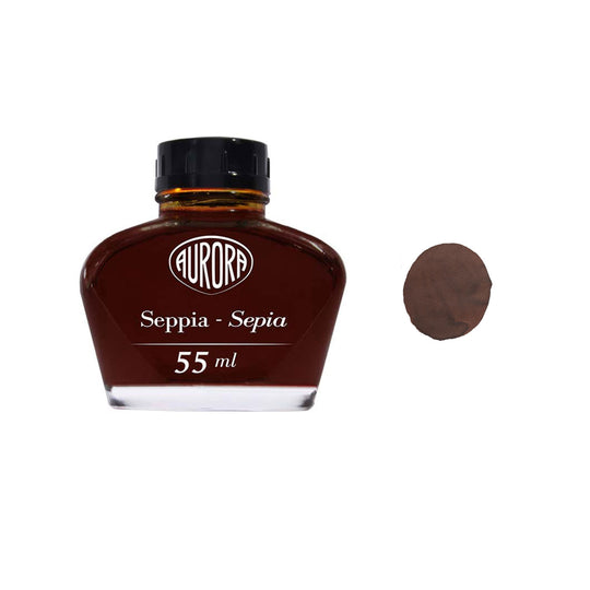 Aurora Anniversary Seppia Ink Bottle, Brown - 55ml