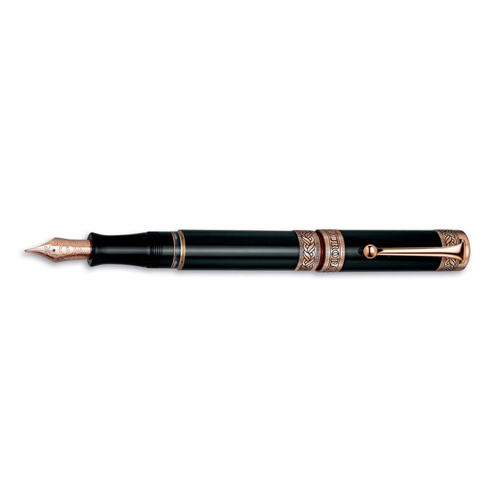 Aurora Dante Inferno Black Fountain Pen |Premium Pens | Aurora |Makoba