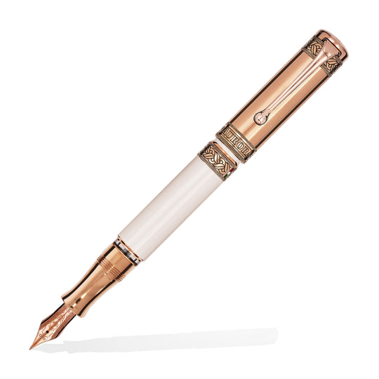 Aurora Dante Paradiso Fountain Pen - White Rosegold (Limited Edition)