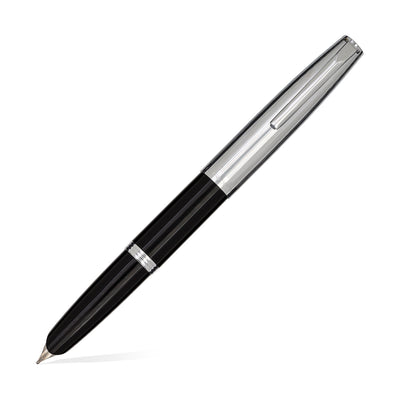 Aurora Duocart Fountain Pen - Chrome Black 1