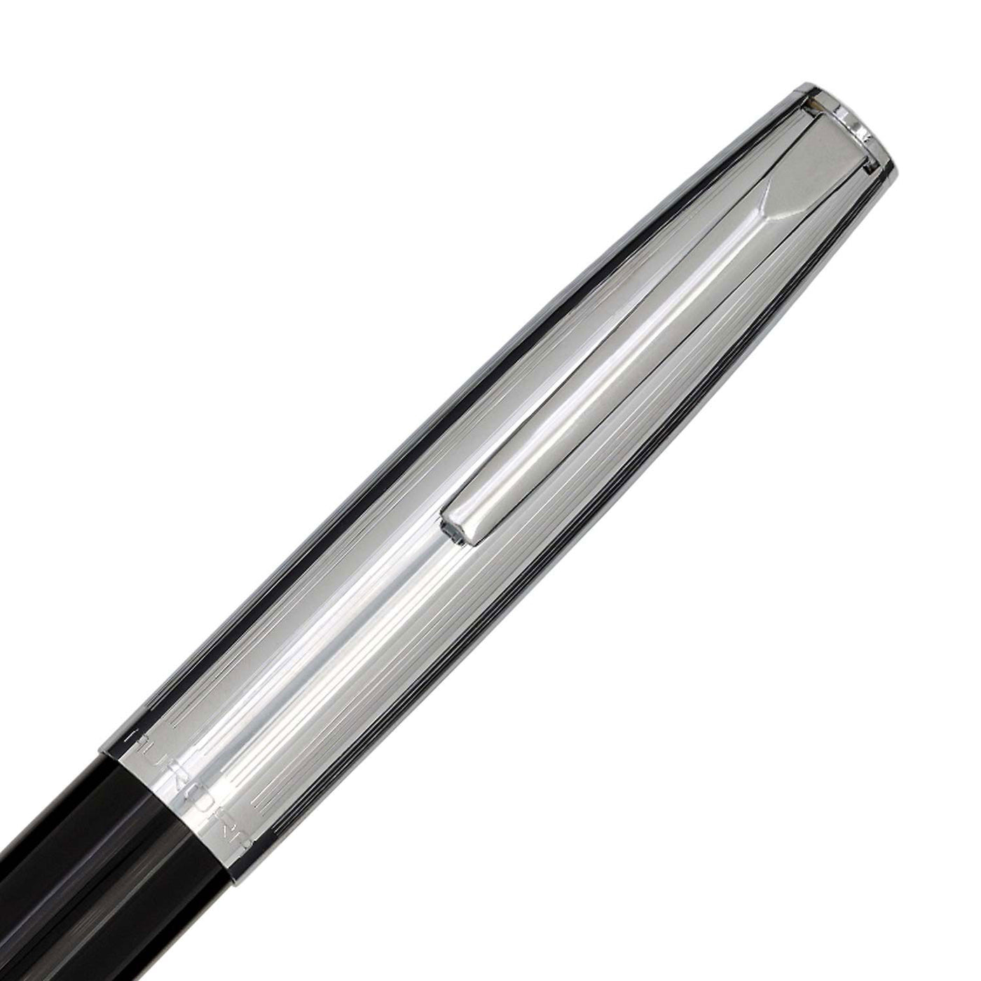 Aurora Duocart Fountain Pen - Chrome Black 3