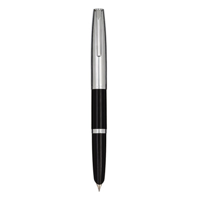 Aurora Duocart Fountain Pen - Chrome Black 4