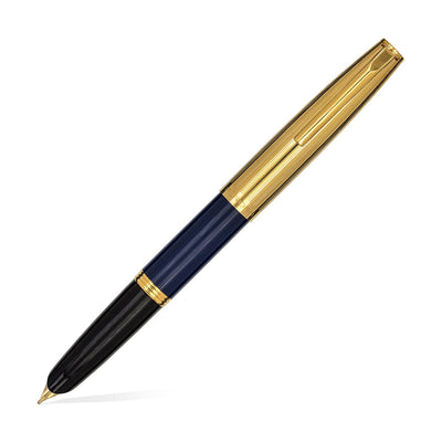 Aurora Duocart Fountain Pen - Gold Blue 1