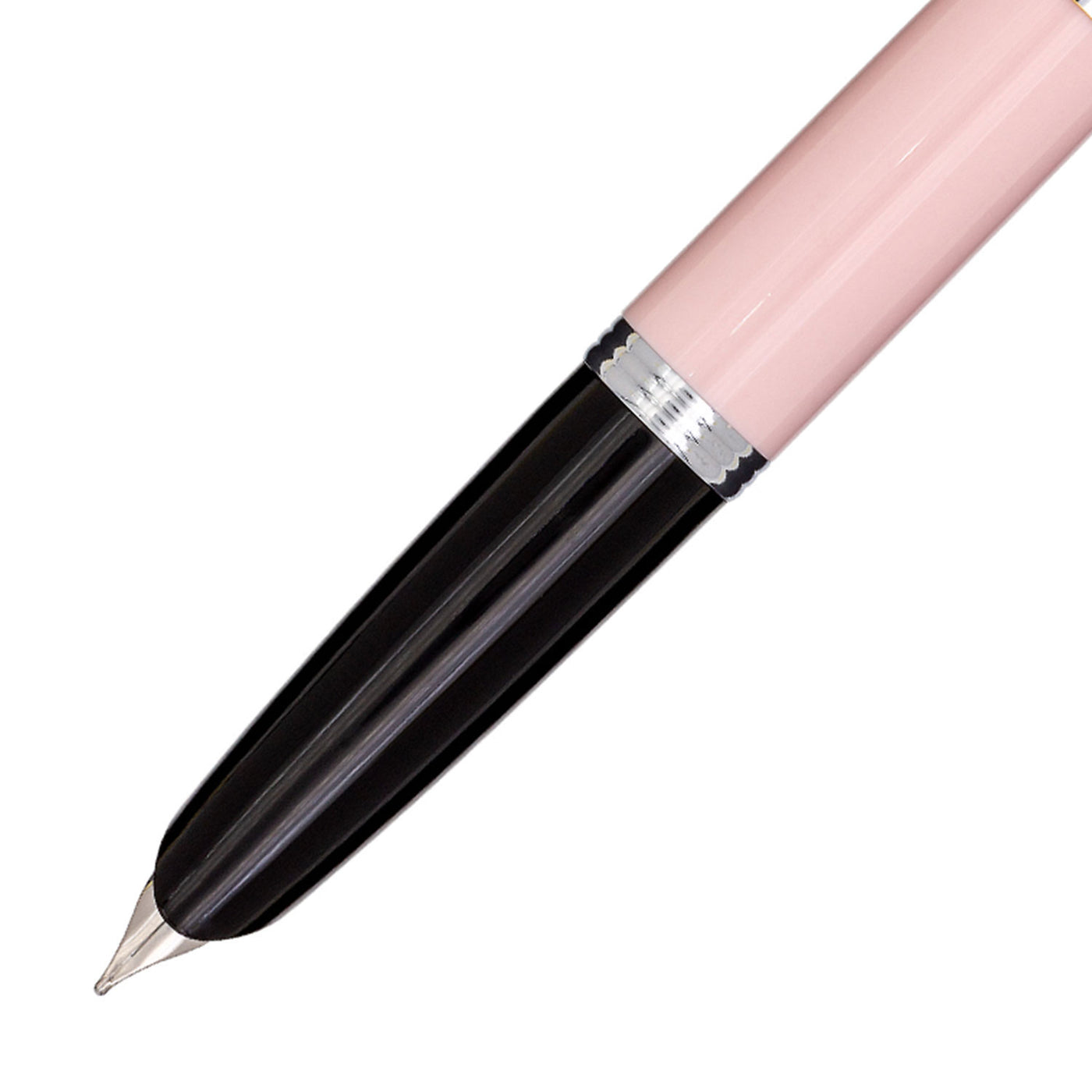 Aurora Duocart Fountain Pen - Chrome Pink 2