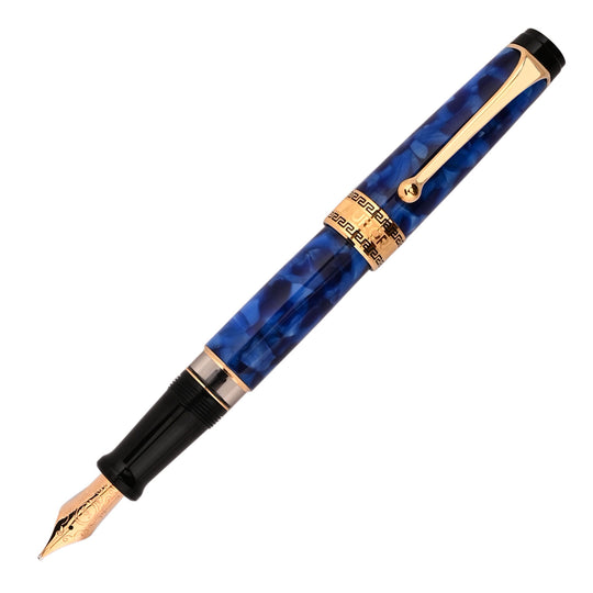 Aurora Optima Auroloide Fountain Pen - Cobalt Blue