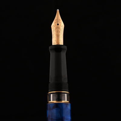 Aurora Optima Auroloide Fountain Pen - Cobalt Blue 8