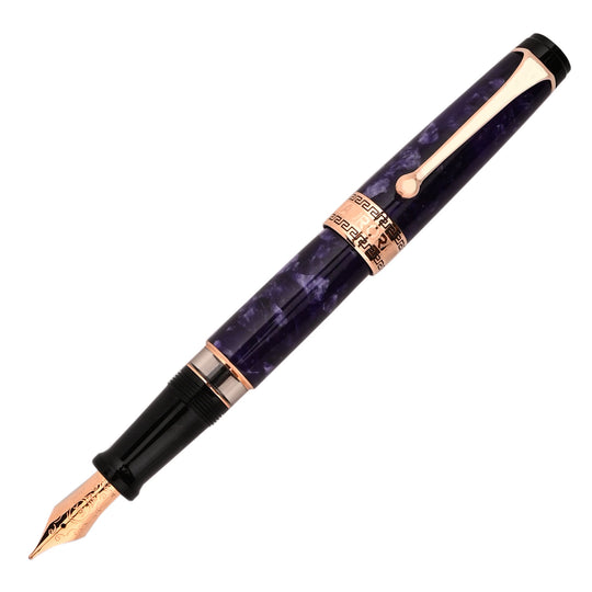 Aurora Optima Auroloide Fountain Pen - Purple RGT