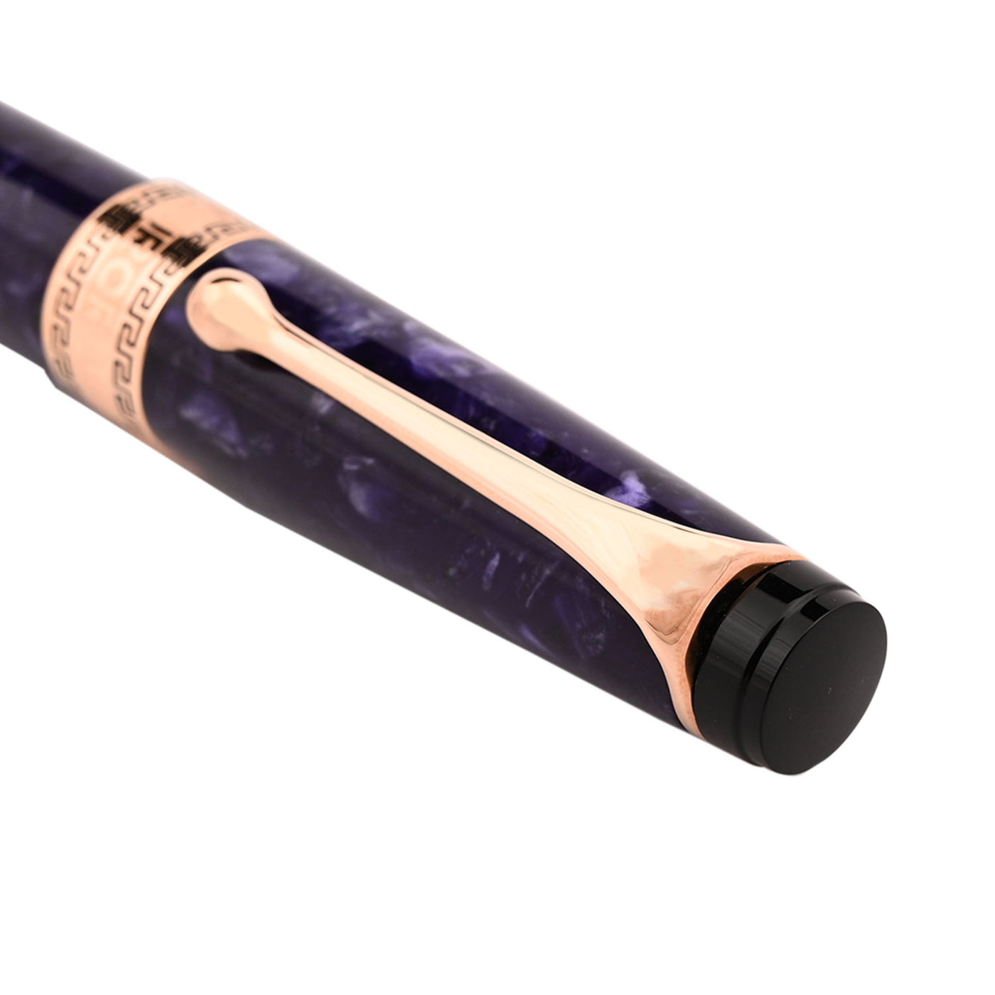 Aurora Optima Auroloide Fountain Pen - Purple RGT 4