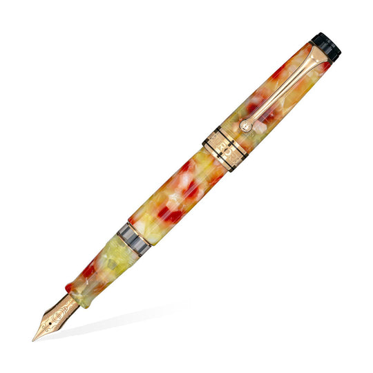 Aurora Optima Caleidoscopio Fountain Pen - Luce Gialla (Limited Edition)