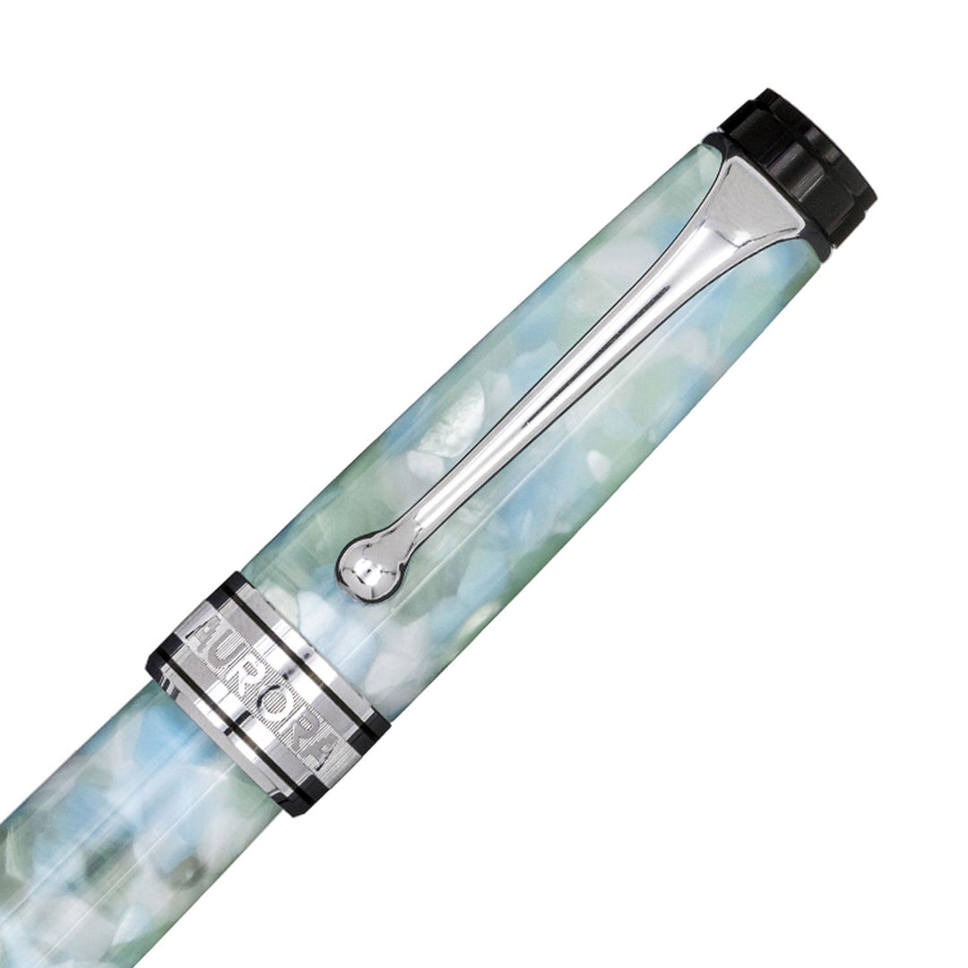 aurora 万年筆 CALEIDOSCOPIO Aurora Optima Caleidoscopio Luce Blu Fountain Pen | Makoba