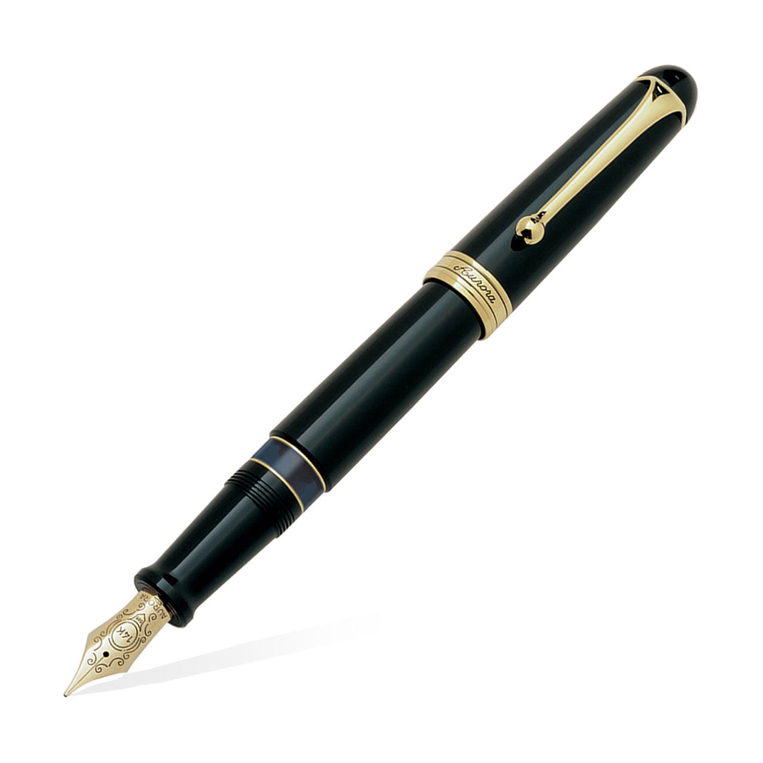 AURORA 88 万年筆 14K EF値下げ中 Aurora 88 Black GT Fountain Pen | Branded Pens at Makoba | Aurora