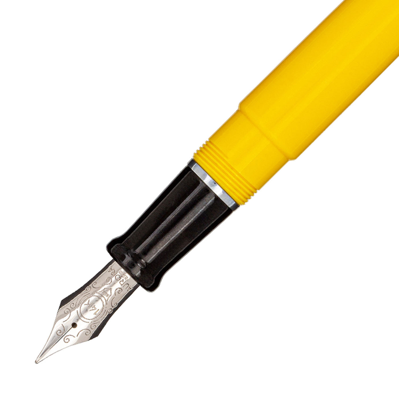 Aurora Talentum Resin Fountain Pen - Yellow 2