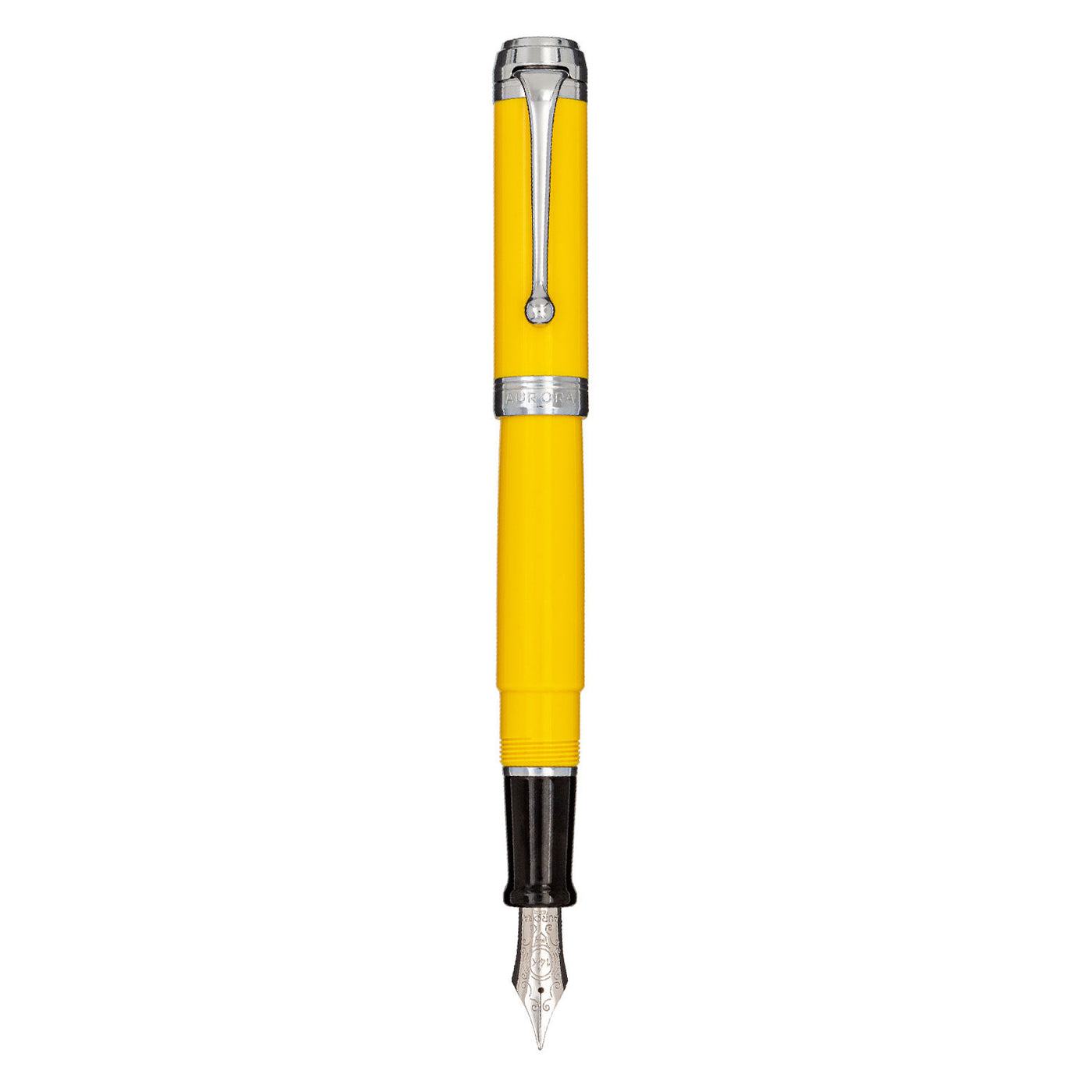 Aurora Talentum Resin Fountain Pen - Yellow 4