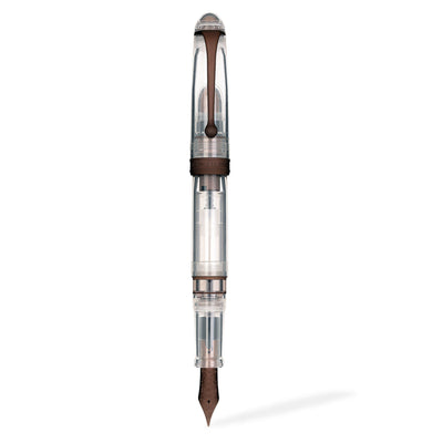 Aurora Trilobiti Limited Edition Fountain Pen, Cioccolato Brown - 18K Gold Nib 2