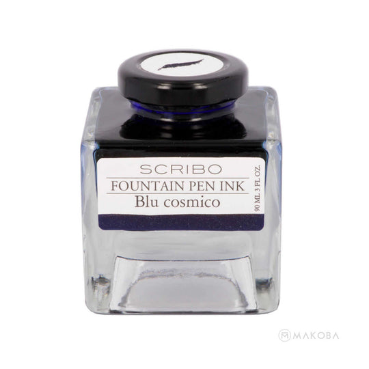 Scribo Blu Cosmico Ink Bottle, Blue - 90ml